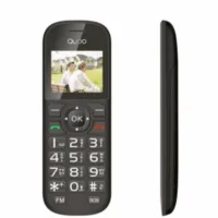 Teléfono Móvil Qubo D-1803 para Personas Mayores Negro