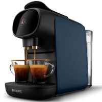 Cafetera de Cápsulas Philips L'Or Barista Sublime LM 901240 Compatible cápsulas Nespresso y L'OR Azul y Negra