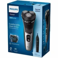 Afeitadora Philips Shaver Series 3000 S314302 con Batería 2 Accesorios,Philips Shaver Series 3000,Philips Shaver,S314302,Series 3000 S314302,S3143/02,8720689018548