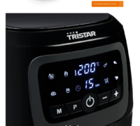 freidora por aire sin aceite tristar fr 9008pr 1500w capacidad 4.2l