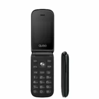 Teléfono Móvil Qubo X-209BKMKII para Personas Mayores Negro,Móvil Qubo X-209BKMKII,X-209BKMKII,6944762700812