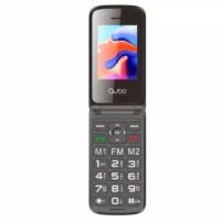 Teléfono Móvil Qubo X-247BKC para Personas Mayores Negro