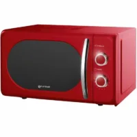 Microondas Grunkel Vintage MW-20ROJO 700W Capacidad 20L Rojo