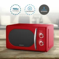 Microondas Grunkel Vintage MW-20ROJO 700W Capacidad 20L Rojo,Grunkel Vintage MW-20ROJO,Vintage MW-20ROJO,MW-20ROJO,8426156016825