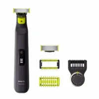 Cortabarbas + Recortadora Philips Oneblade Pro 360 QP654115 con Batería 4 Accesorios