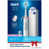 Cepillo Dental Braun Oral-B Vitality Pro 3 3500 Incluye 2 Recambios Blanco - Imagen 3