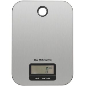 Báscula de Cocina Electrónica Orbegozo PC 1019 hasta 5kg Plata
