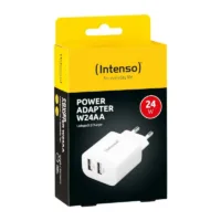 Intenso Cargador pared W24AA 2xUSB-A blanco,W24AA,7802412,4034303033256