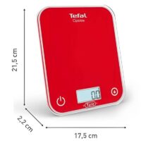 Báscula de Cocina Electrónica Tefal Optiss hasta 5kg Roja,Tefal Optiss hasta 5kg Roja,Tefal Optiss,Optiss,BC50U3V0,3121040092415