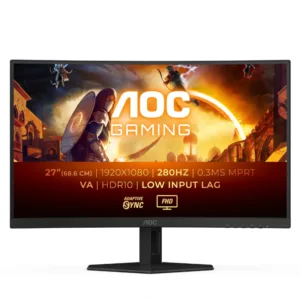 aoc c27g4zxe monitor 27" qhd180h dp 2hdm curvo