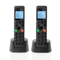 motorola dot202 teléfono dect duo negro