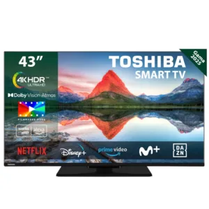 toshiba tv 43" 43uv3463dg uhd smart tv peana