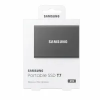 Samsung T7 SSD Disco Externo 2TB NVMe USB 3.2 Gris,Samsung T7 SSD Externo 2TB,MU-PC2T0T/WW,8806090312380