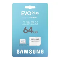 samsung memoria microsd hc evo plus new 64gb clase 10
