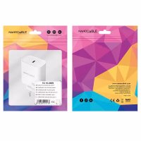 nanocable cargador pared usb c pd 30w blanco