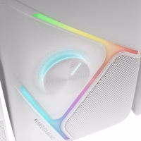 mars gaming altavoces ms h21 2.1 35w rgb blanco