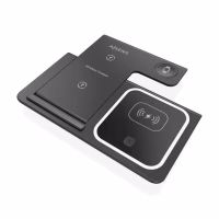 AISENS Cargador inalambrico USB-C 3 EN1 15w NEGRO - Imagen 2