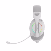Coolbox Gaming Auriculares Diadema Mic WB01 RF+BT Blanco - Imagen 2