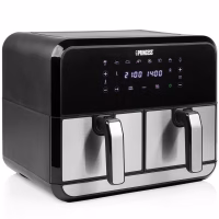 Freidora por Aire / Sin Aceite Princess Double Basket Airfryer 182074/ 2400W/ Capacidad 8L