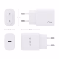 aisens cargador 25w usb c pd3.0 1xusb c blanco