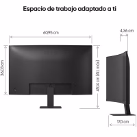 lg 27u421a b  monitor 27" fhd 1xhdmi curvo