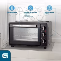 Horno de Sobremesa Grunkel HR-23HN/ 1600W/ Capacidad 23L - Imagen 2