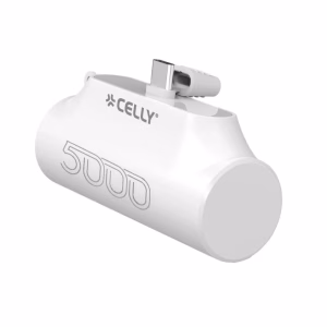 Celly Powerbank Compacta Usb-C 5000 mAh Blanca