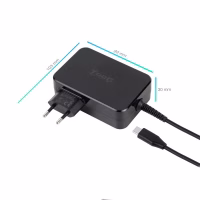 Tooq Cargador portátil GAN USB-C PD 100W Negro - Imagen 2