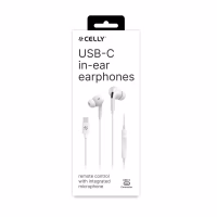 Celly UP1200TYPECWH Auriculares cable Usb-C Blanco - Imagen 2