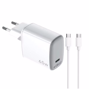 Celly Cargador Gan 1C 65W + C A C 2M CABL