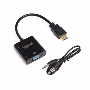 iggual adaptador hdmi a vga + audio (3.5 mm)