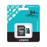 Kingston microSD Canvas Go! Plus 4 64GB 200 MB-s