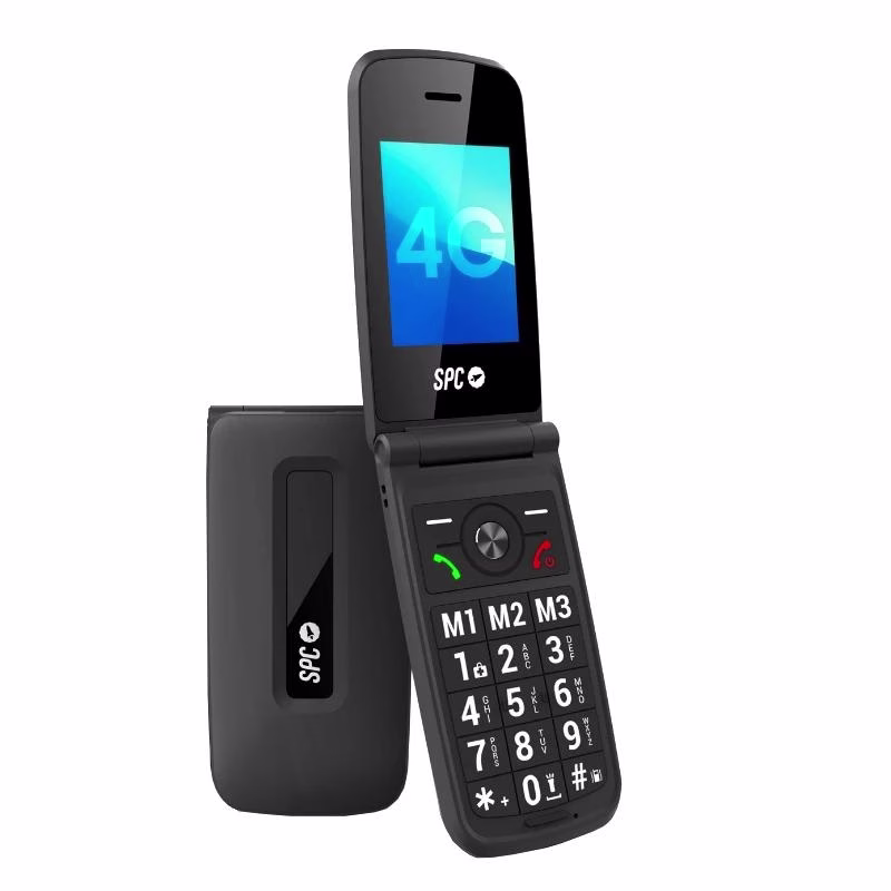 SPC 2342N Titan 4G Movil Senior 2.4" S.HELP Negro