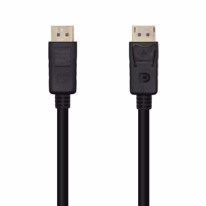aisens cable dp v1.2 4k@60hz dp m dp m negro 2.0m