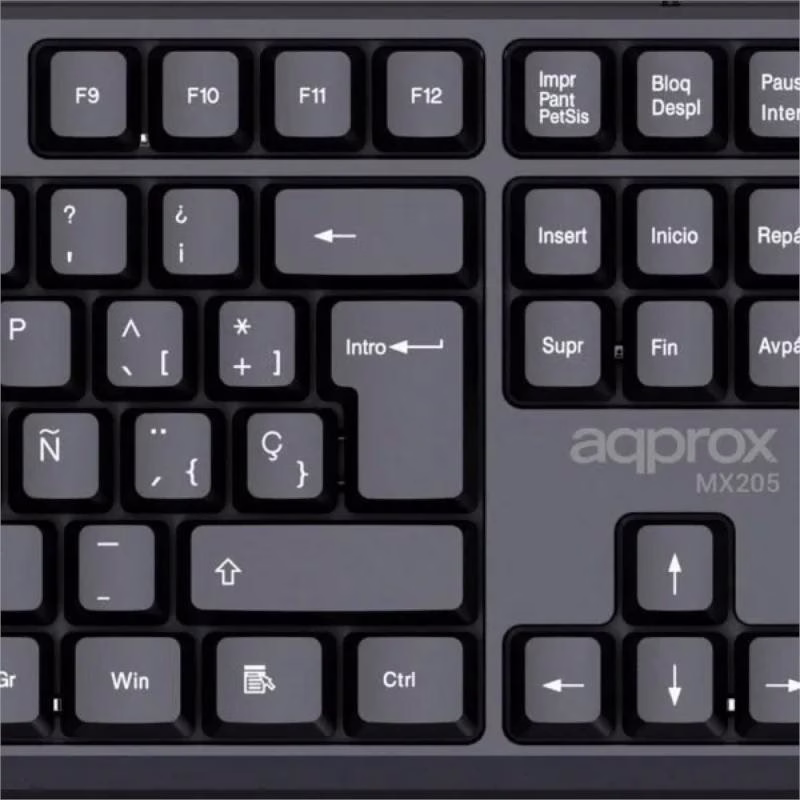 APPROX Teclado X205 USB 2.0 Negro - Imagen 3