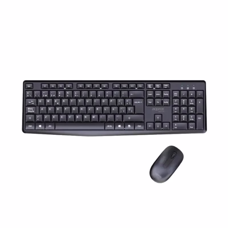 APPROX Teclado+raton inalamb X420B 1000DPI Negro