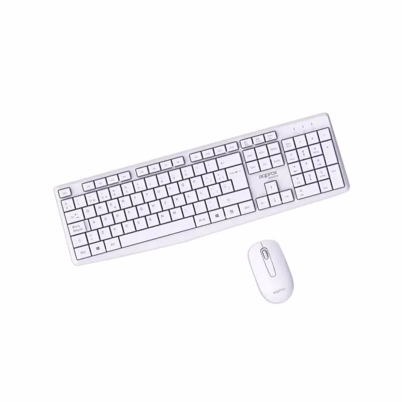 APPROX Teclado+raton inalamb X420W 1000DPI Blanco - Imagen 2