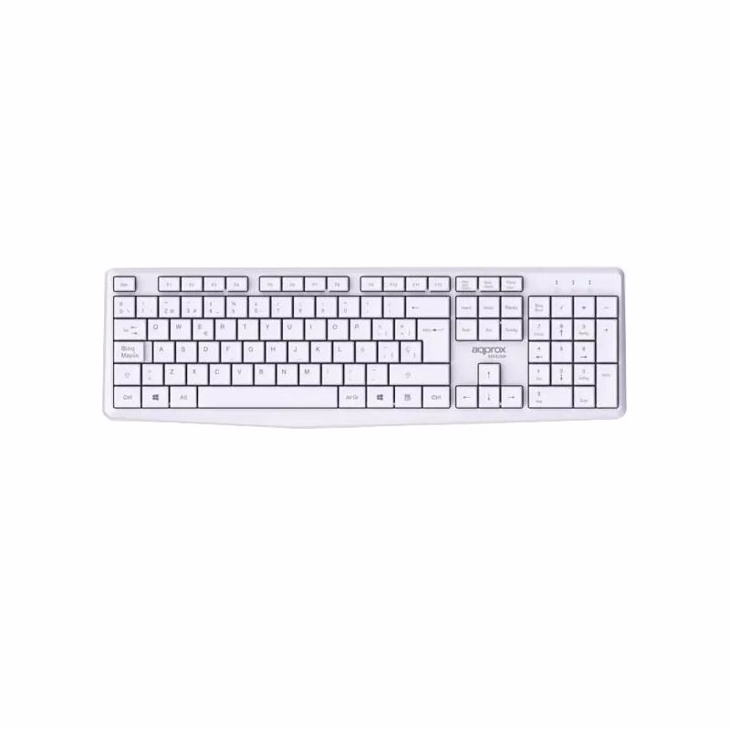 APPROX Teclado+raton inalamb X420W 1000DPI Blanco - Imagen 3