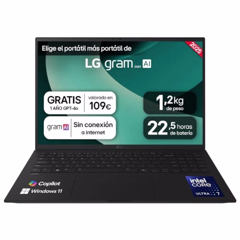 LG 16Z90T-G.AD88B U7-255H 32GB 1TB W11H 16"