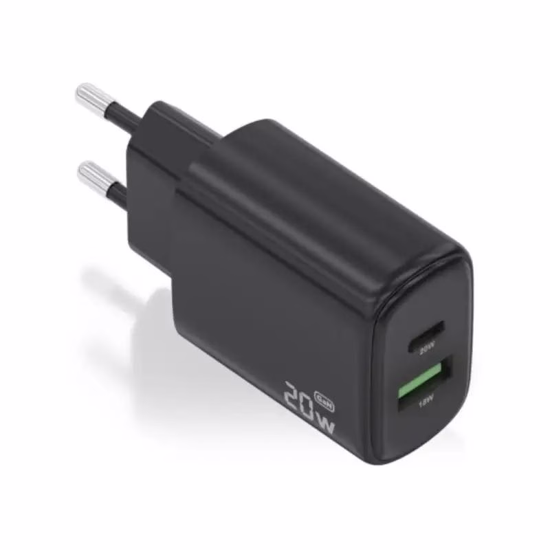 Aisens Cargador GaN 20W 1xUSB-C PD3.0 Negro