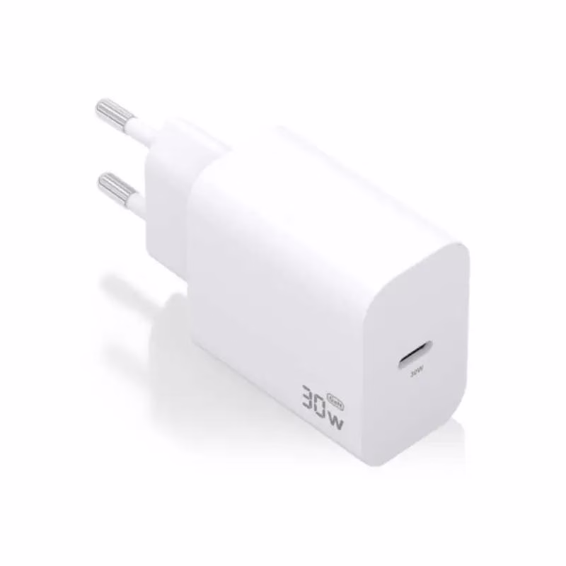 Aisens Cargador GaN 30W 1xUSB-C PD3.0 Blanco
