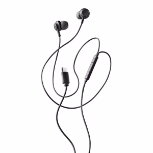 NGS Auricular Negro Estéreo USB-C Con Cable