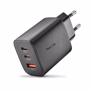 NGS CARGADOR GAN ULTRARAPIDO 65W USB-C+ USB-A