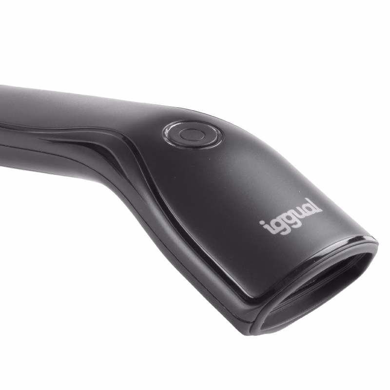 iggual Lector código barras 2D USB botón soporte - Imagen 4