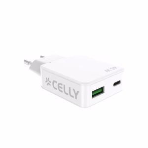 Celly Cargador  1 Usb-C 1 Usb- A 45w