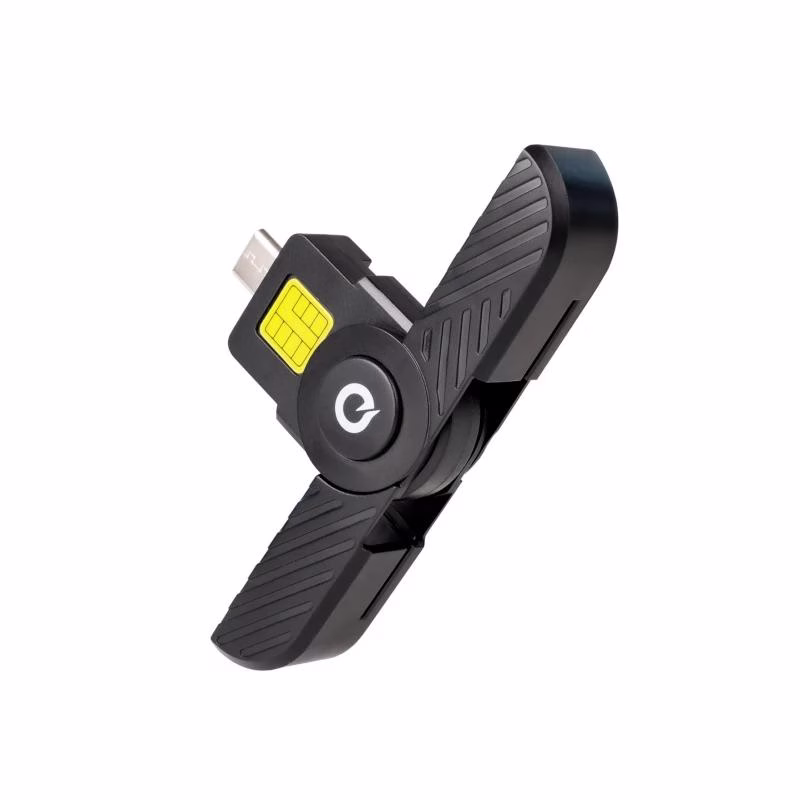 Tooq TQR-3011B Lector DNIe USB-C 2.0 Negro - Imagen 2