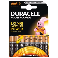 duracell plus power pila alcalina aaa lr03 pack 8