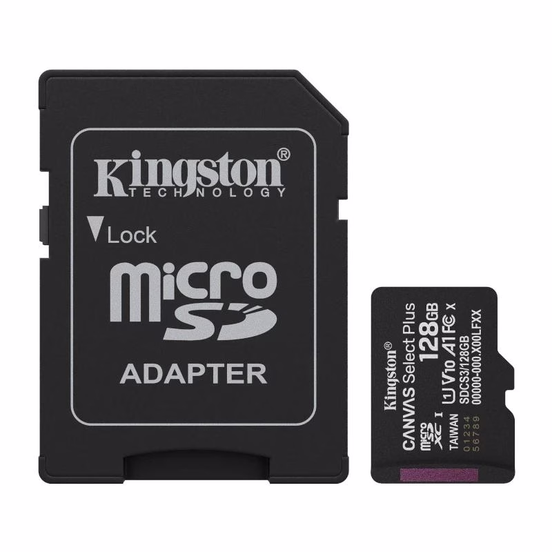 Kingston SDCS3/128GB microSD XC Gen3 150MB/s A1