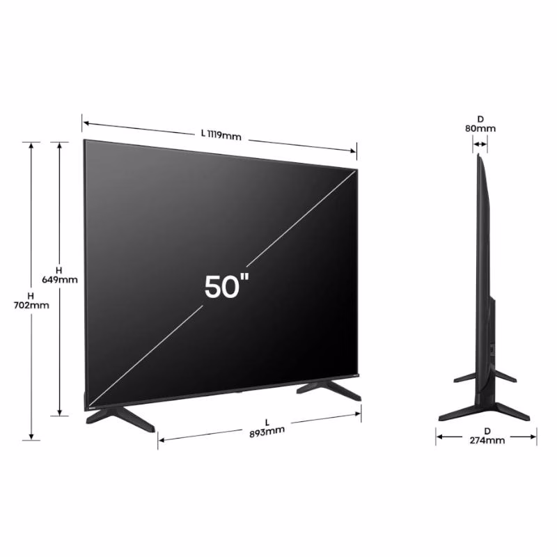Hisense 50A6Q TV 50" UHD STV DOLBYVISION DTSX - Imagen 2