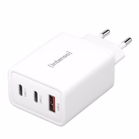 Intenso | Cargador pared GaN W65ACC| negro